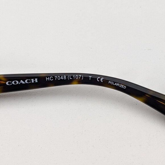 🕶️Frame only! Coach HC7048 9209T5 Aviator Sunglasses 59/11-135 / ALC303🕶️ - Picture 6 of 9